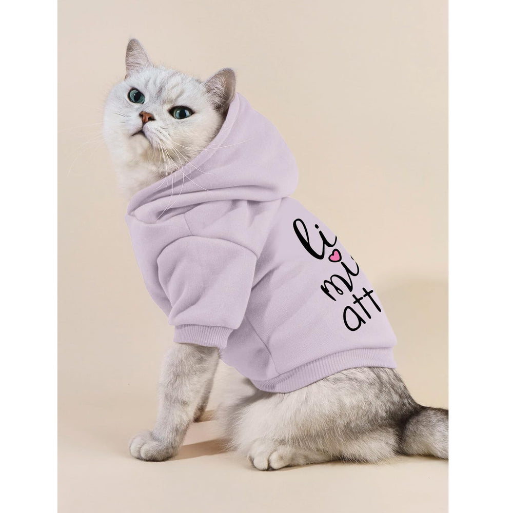 Cayxatiu diseño-capucha-facil-ponerse-gato facilita vestir al felino.