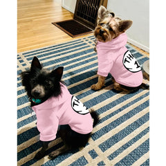 Cayxatiu sudadera para perros, impresión frontal; estilo divertido para salir a caminar.
