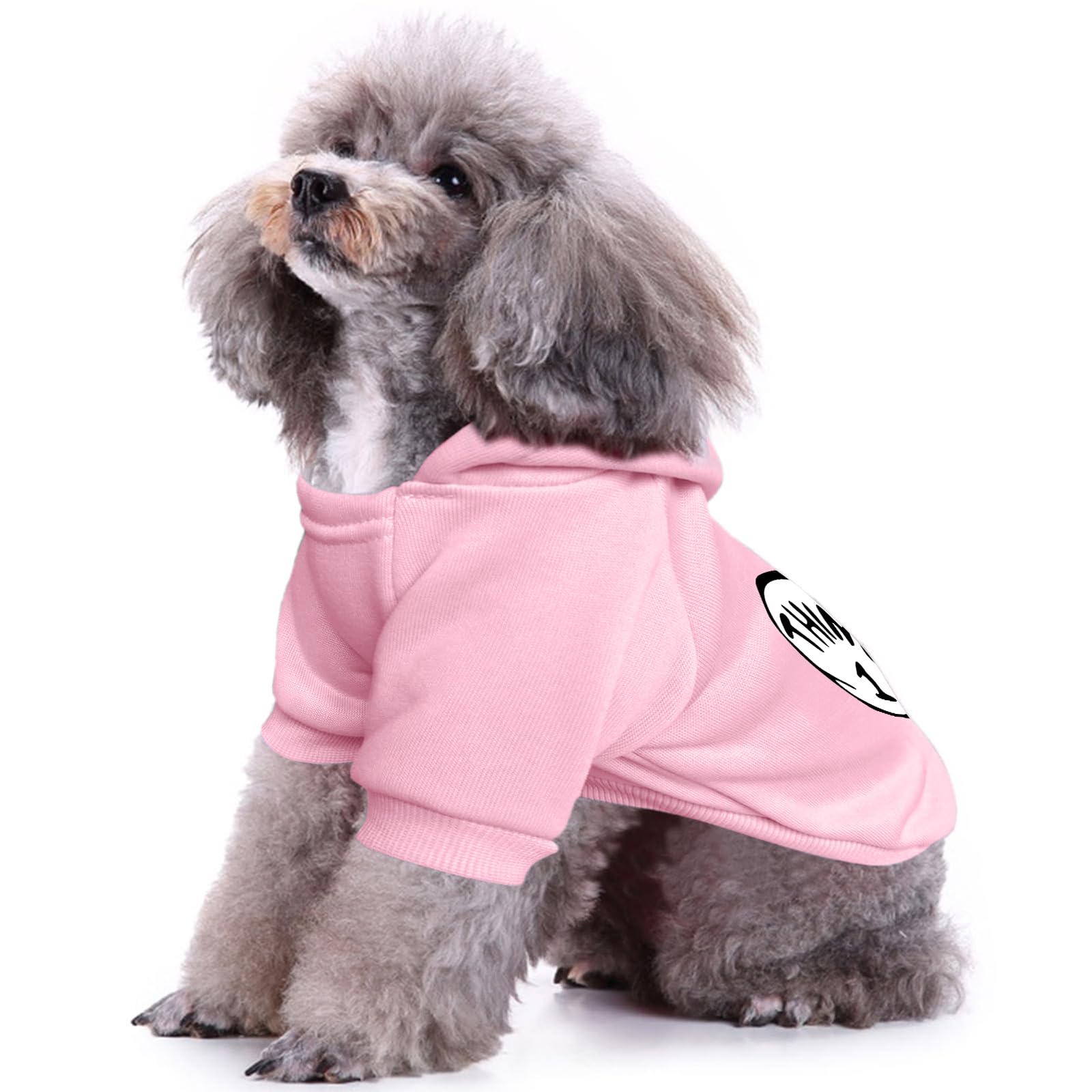Cayxatiu sudadera para perros, material; poliéster suave y ligero para comodidad.