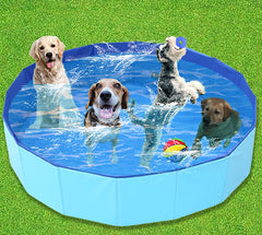 Cdycam piscina para perros con borde liso, protección suave para cachorros durante el baño.