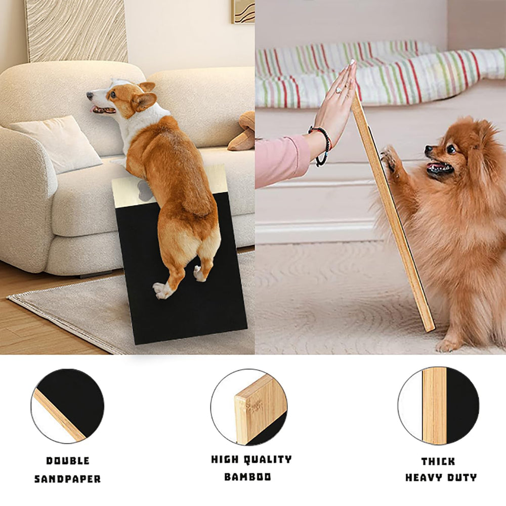 Cdycam tablero de dos caras para uñas de perros, fácil limpieza y mantenimiento.