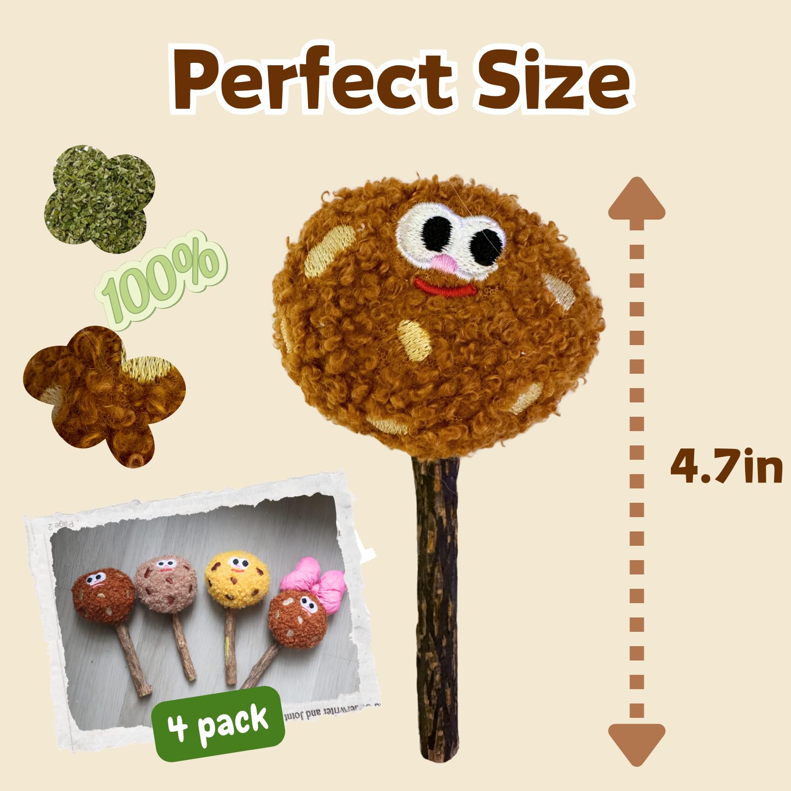 CECE PAW pack de cuatro, regalo perfecto para gatos y tranquilidad de compra