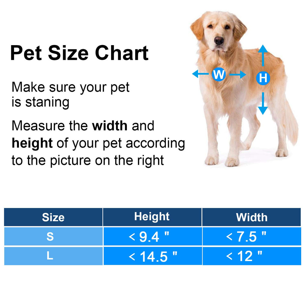 CEESC puerta perros con material de resina ABS duradero para uso diario.