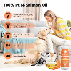 CeliAeh Aceite de Salmón para piel sana y tacto suave.