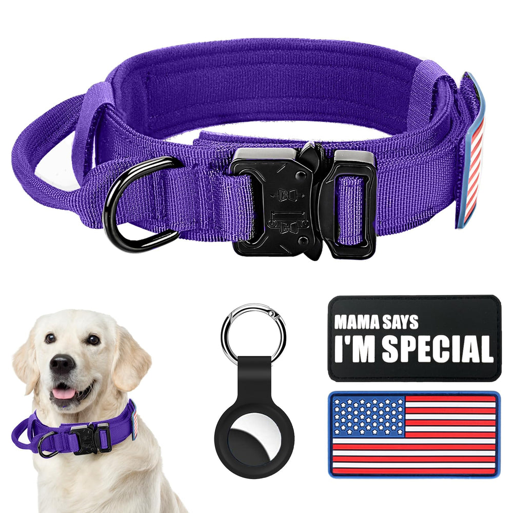 Celifelight collar táctico ajustable para perros grandes, entrenamiento seguro y cómodo.