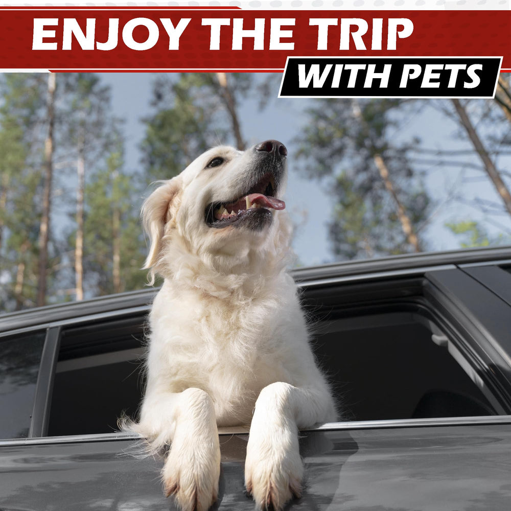 Cemzenfix barrera perro coche, seguridad y confort para perros grandes