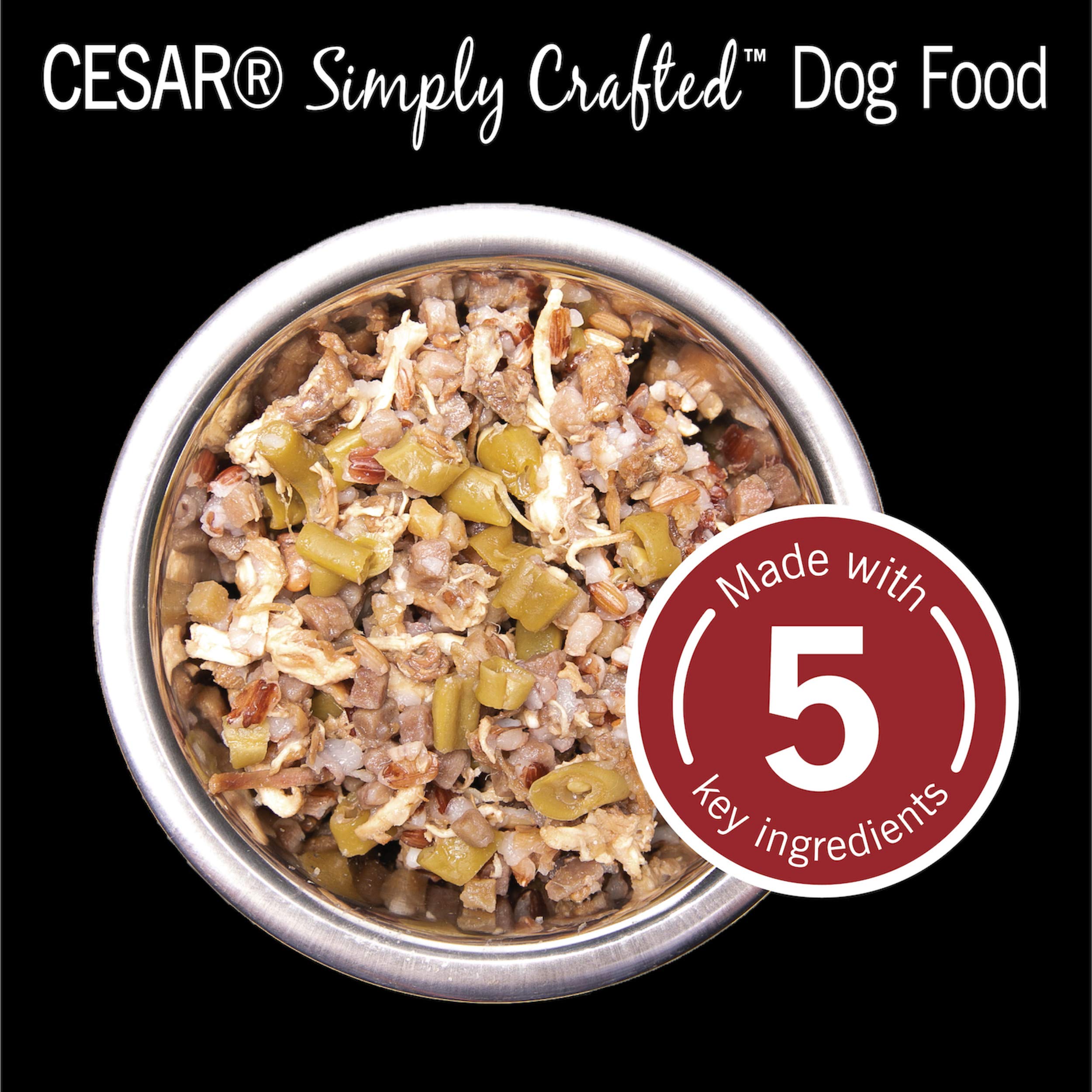 CESAR SIMPLY CRAFTED sello de frescura, mantiene el producto fresco al abrir.