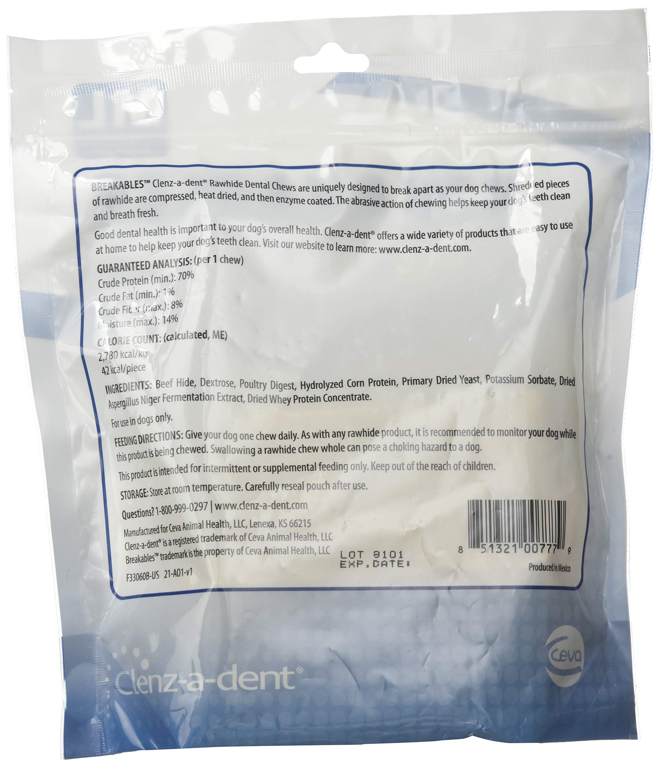 Ceva Breakables Clenz-A-Dent masticables para perros en uso responsable