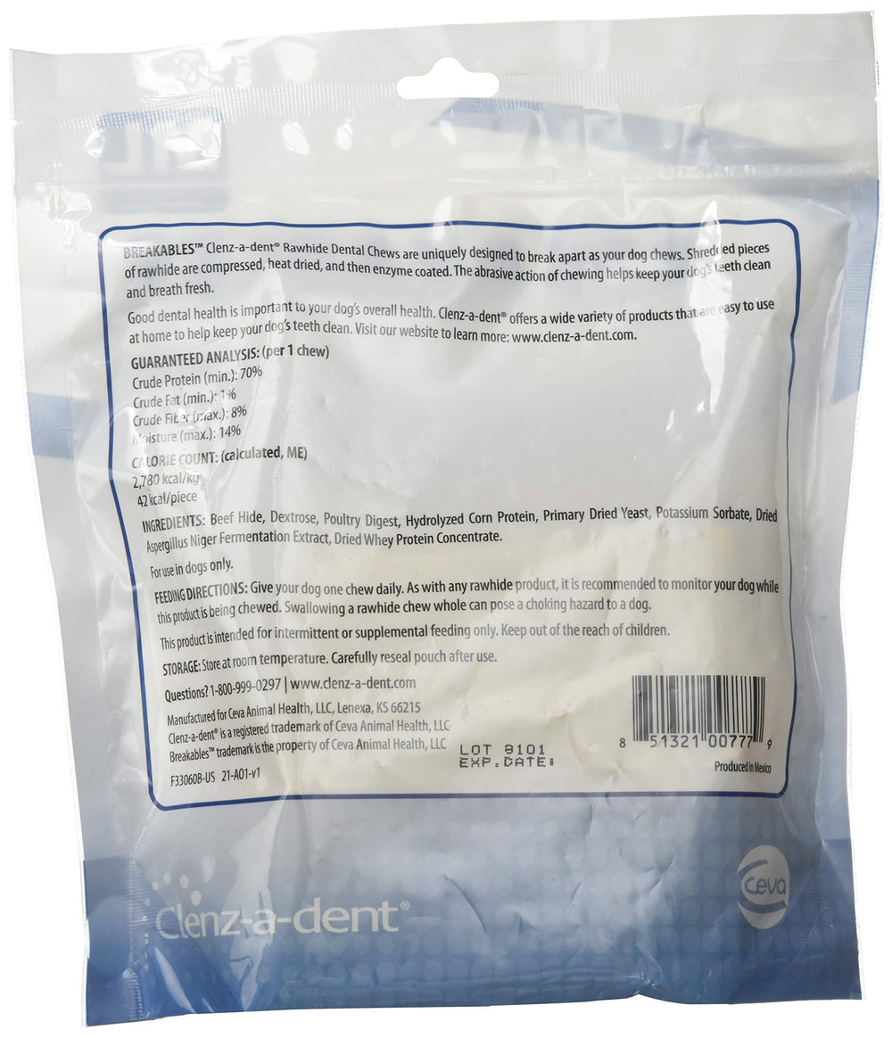 Ceva Breakables Clenz-A-Dent masticables para perros en uso responsable