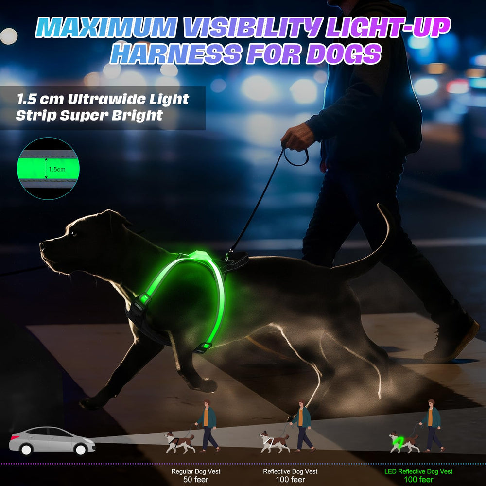 ChalkLit arnés con carga USB-C para recargas rápidas y sin complicaciones.