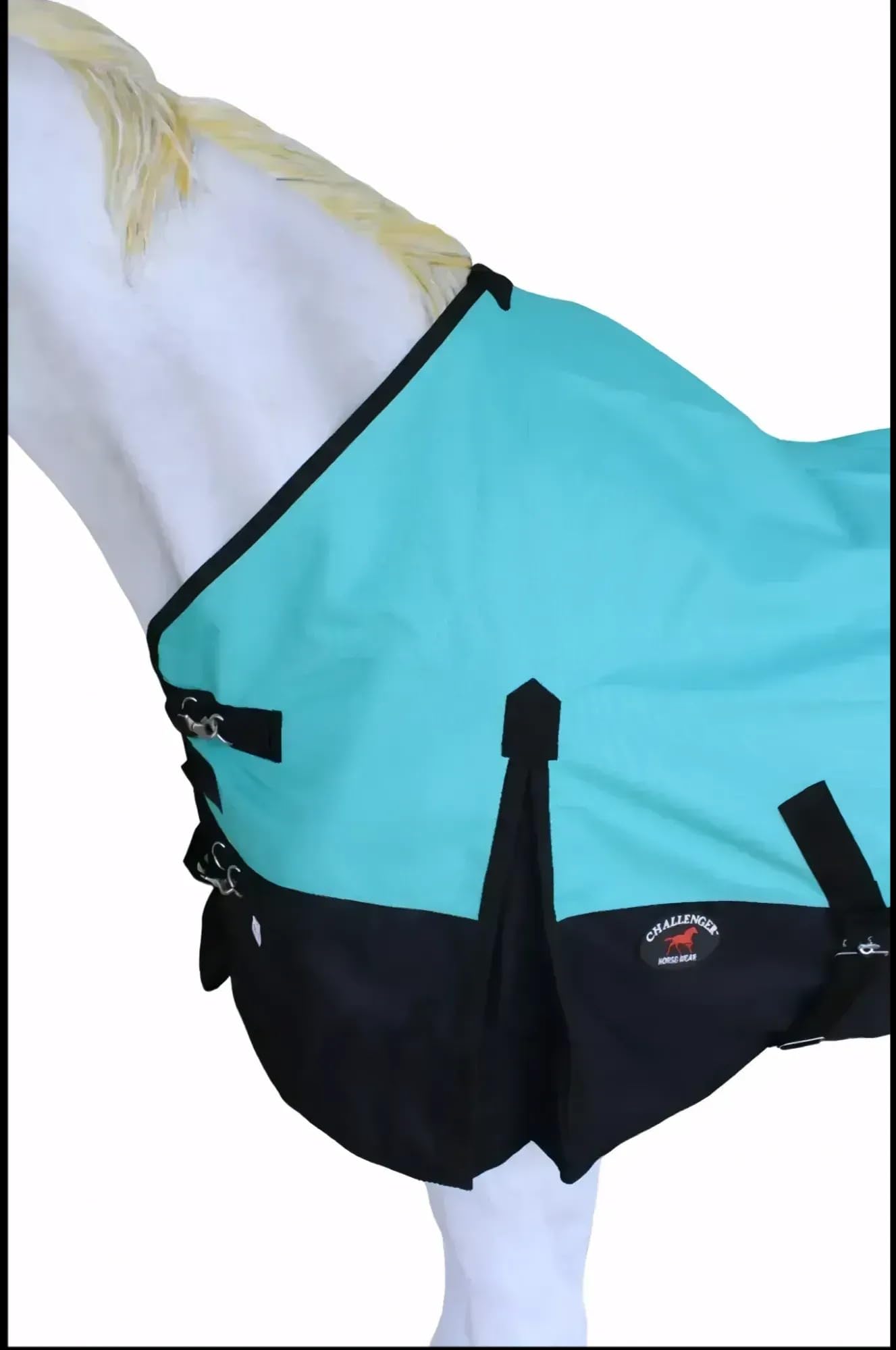 Challenger costuras-reforzadas aumentan la durabilidad para caballos activos.