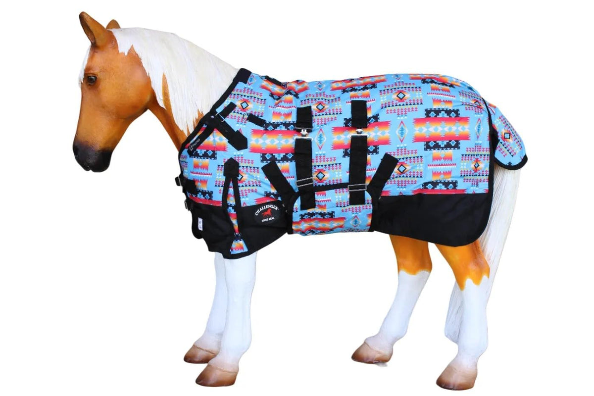 CHALLENGER manta invierno foal frontal: protección contra lluvia y frío.