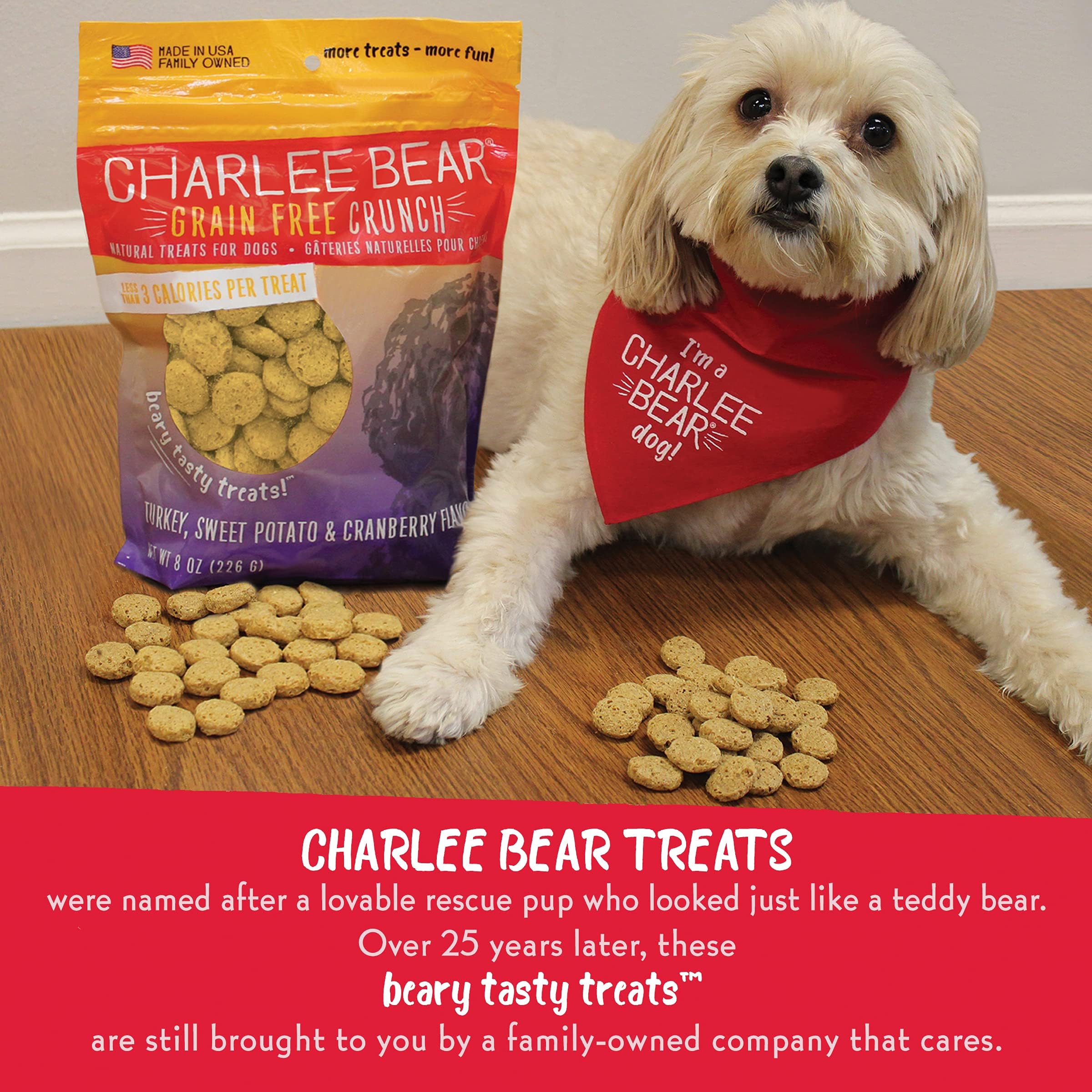 Charlee Bear hecho en Estados Unidos con ingredientes locales