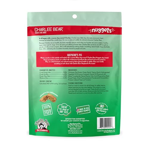Charlee Bear Nuggets sin colorantes artificiales para snack natural.