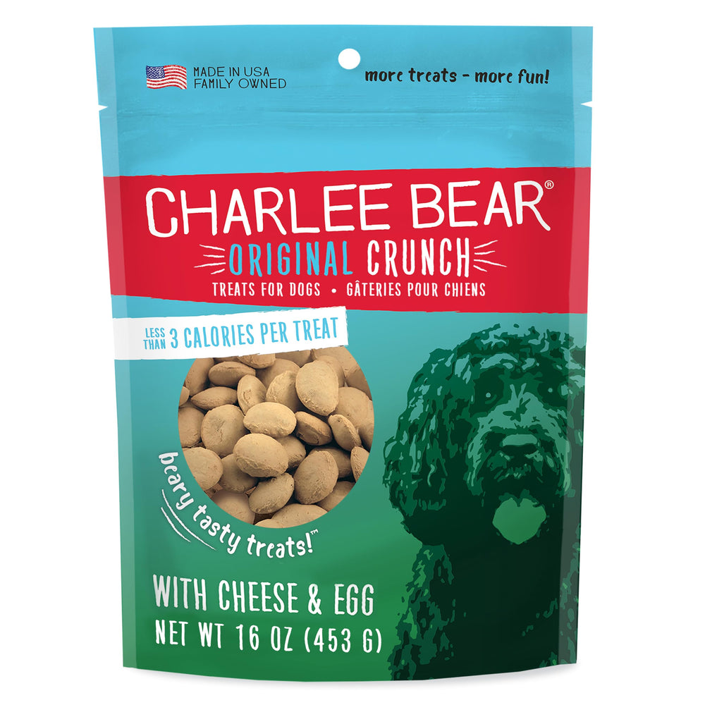 Charlee Bear Original Crunch empaque reutilizable para entrenamiento diario.