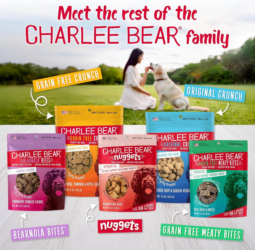 Charlee Bear Original Crunch hecha en EE.UU. con ingredientes locales para perros