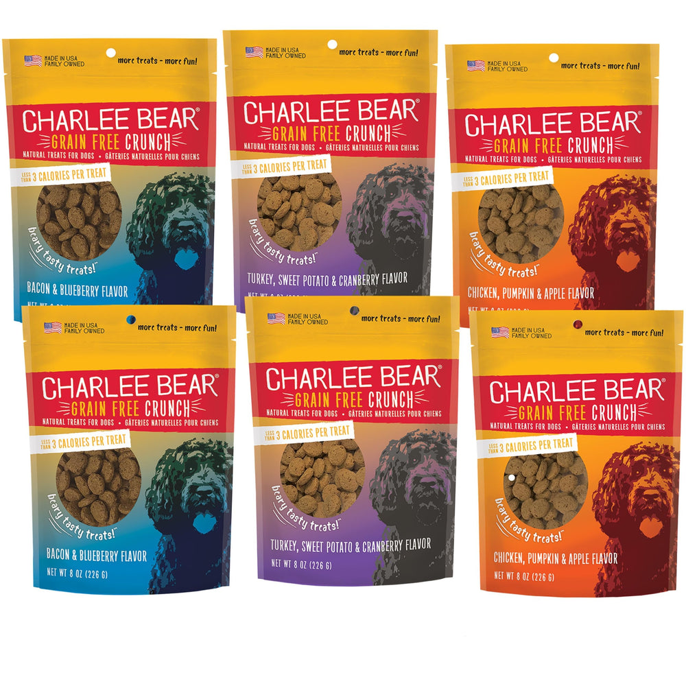 Charlee Bear recompensas de entrenamiento para perros de todos los tamaños.