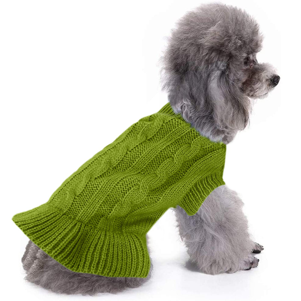 CHBORCHICEN sudadera para perro verde claro, ideal para paseos diarios