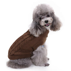 CHBORCHICEN sudadera para perro XS marrón, detalle tejido suave al tacto.