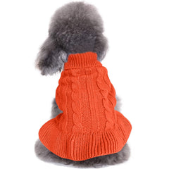 CHBORCHICEN suéter para perro pequeño, vista frontal; abrigado para paseos fríos.