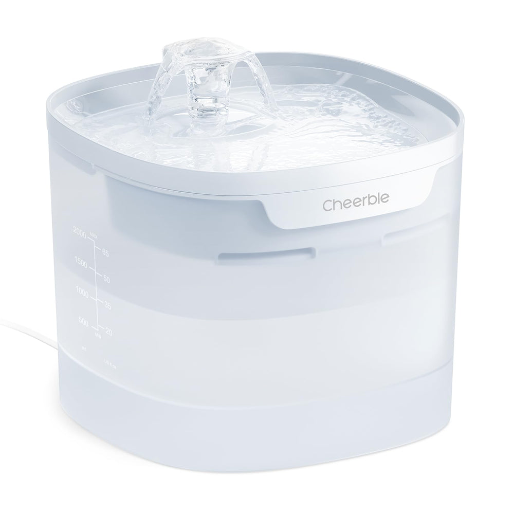 Cheerble Elfin E1 Lite bebedero frontal para gatos con flujo continuo.