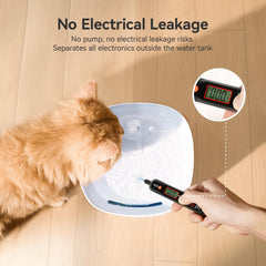 Cheerble Elfin E1 Lite flujo continuo en acción para hidratación constante.