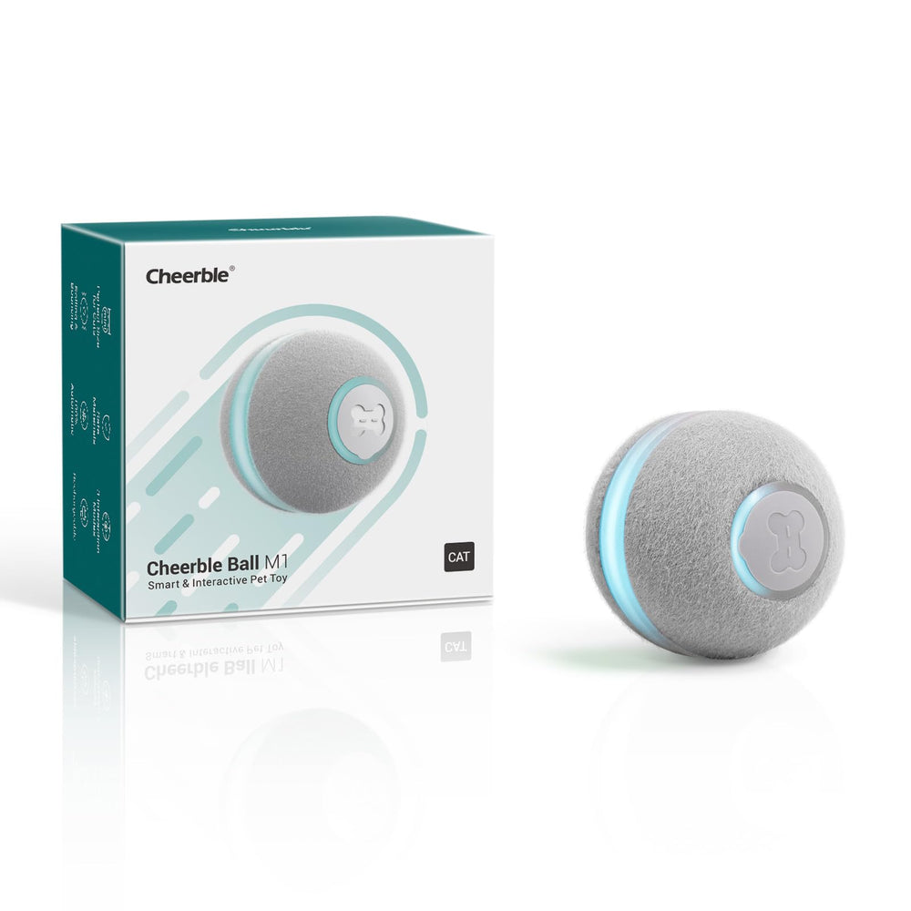 Cheerble Juguete Interactivo para Gato con bola y luces atrae al felino