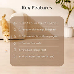 Cheerble Ratón interactivo con sensor para movimientos impredecibles.