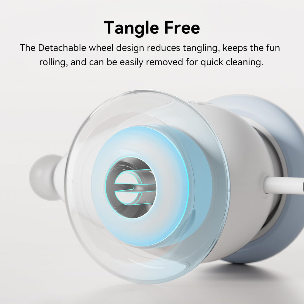 Cheerble Wicked Mouse Neo incluye rueda desmontable para mayor durabilidad.