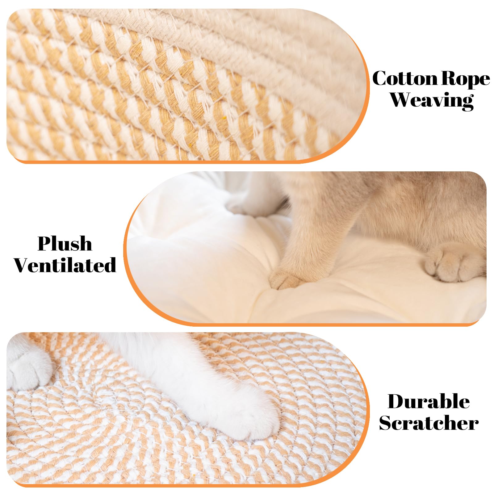 CHEERHOME PETS cesta para interiores, ideal en salas y rincones de descanso.