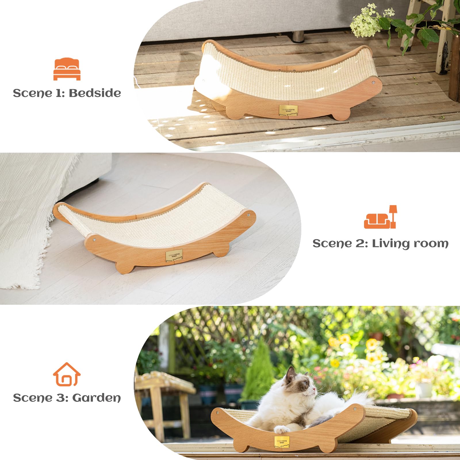 Repuesto de sisal CHEERHOME PETS, fácil de reemplazar