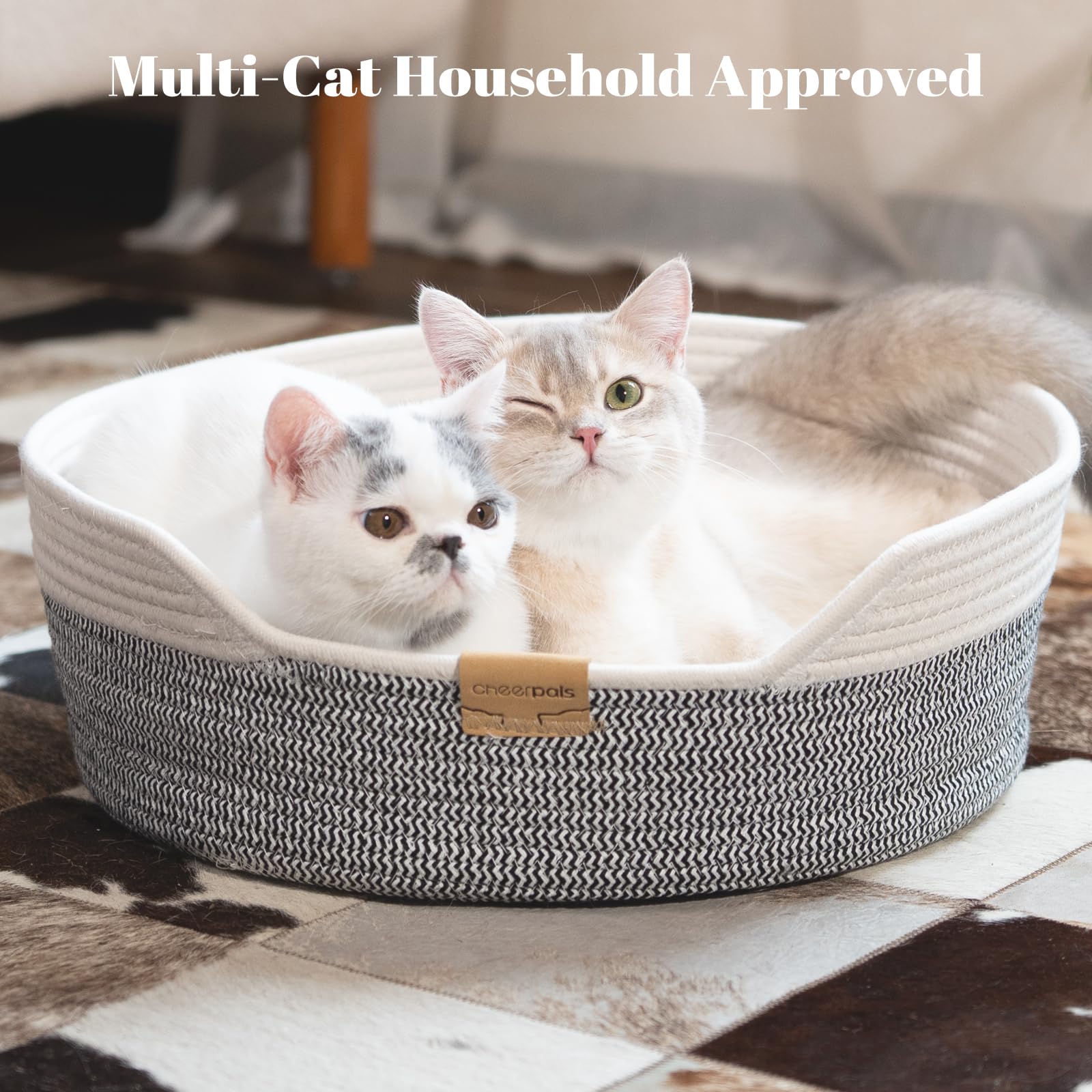 CHEERHOME PETS: tamaño ideal 18.5 pulgadas para gatos medianos y gatitos.