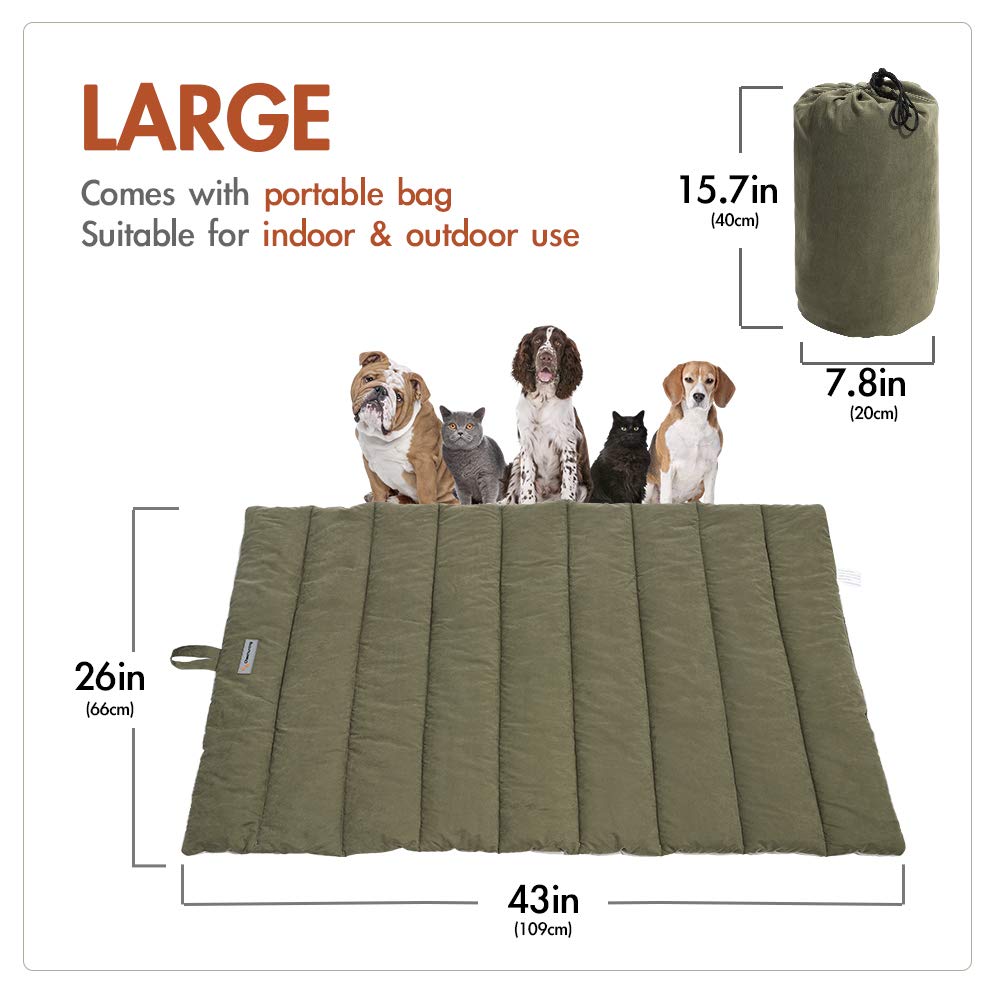 Tapete CHEERHUNTING para perros, camping, lavable y práctico.