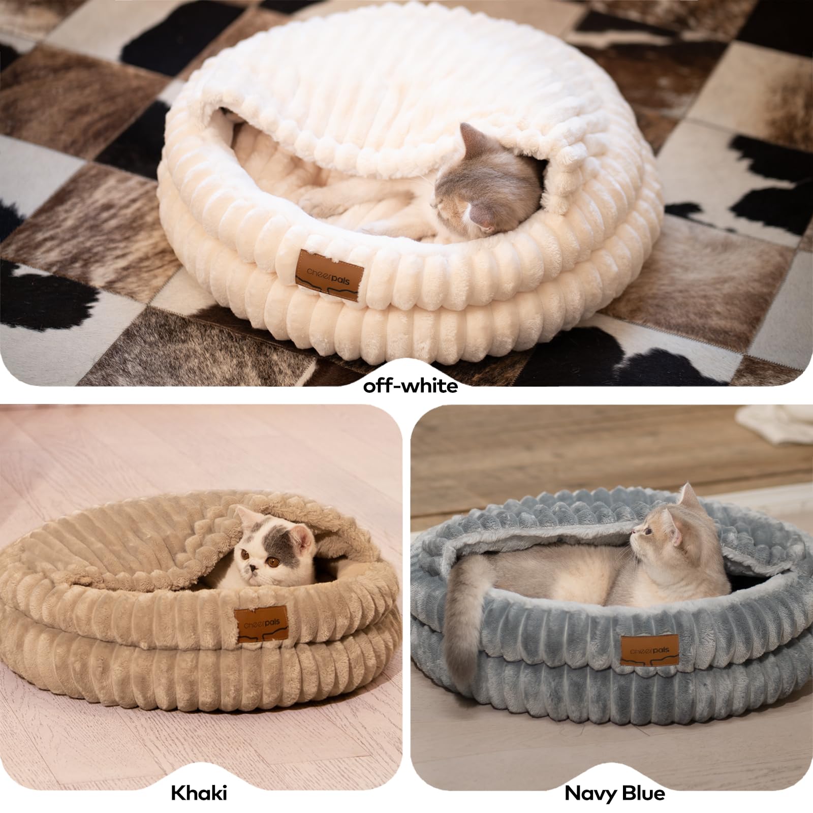 CHEERPALS cama relajante para gatos: ideal para espacios interiores.