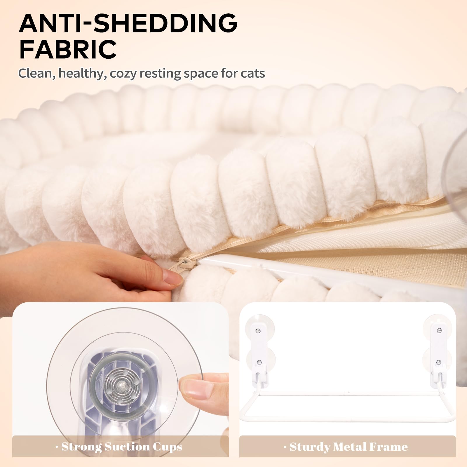 CHEERPALS cama-ventana-mesh-verano: malla transpirable para siestas frescas