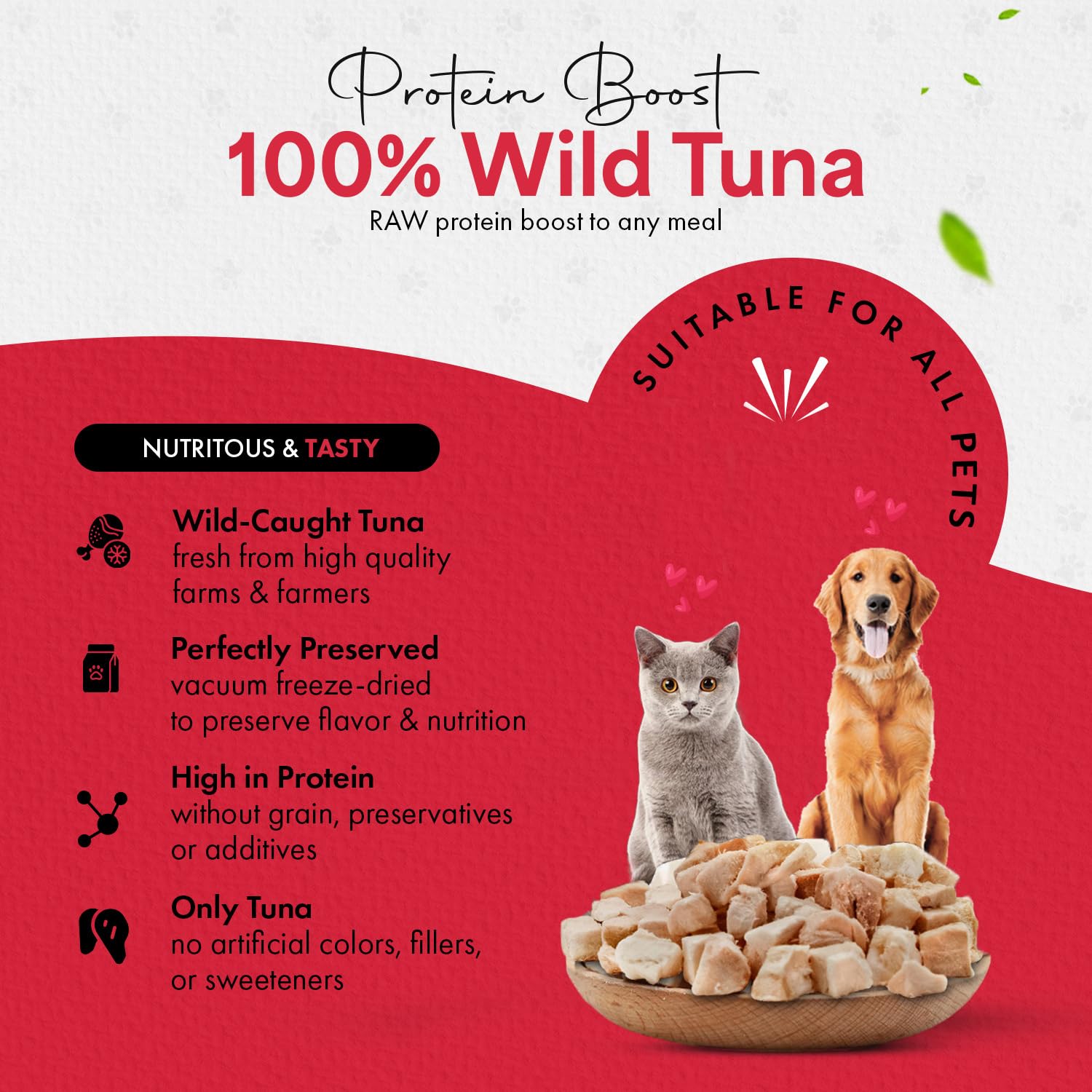 Chef Kitty atún para comida mejorada: realza el sabor de la dieta diaria.