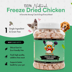Chef Kitty ingrediente único pollo, fácil de digerir para perros y gatos.
