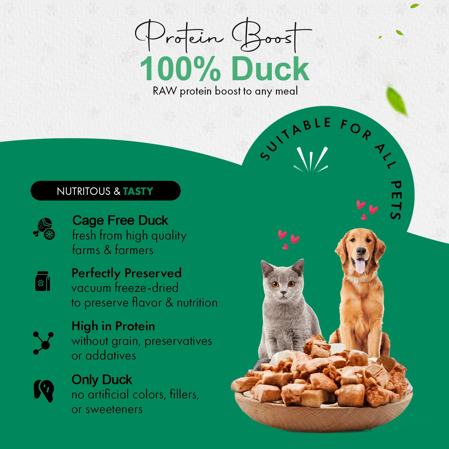 Chef Kitty tiras de pato: opción de snack para perros de todas las edades.