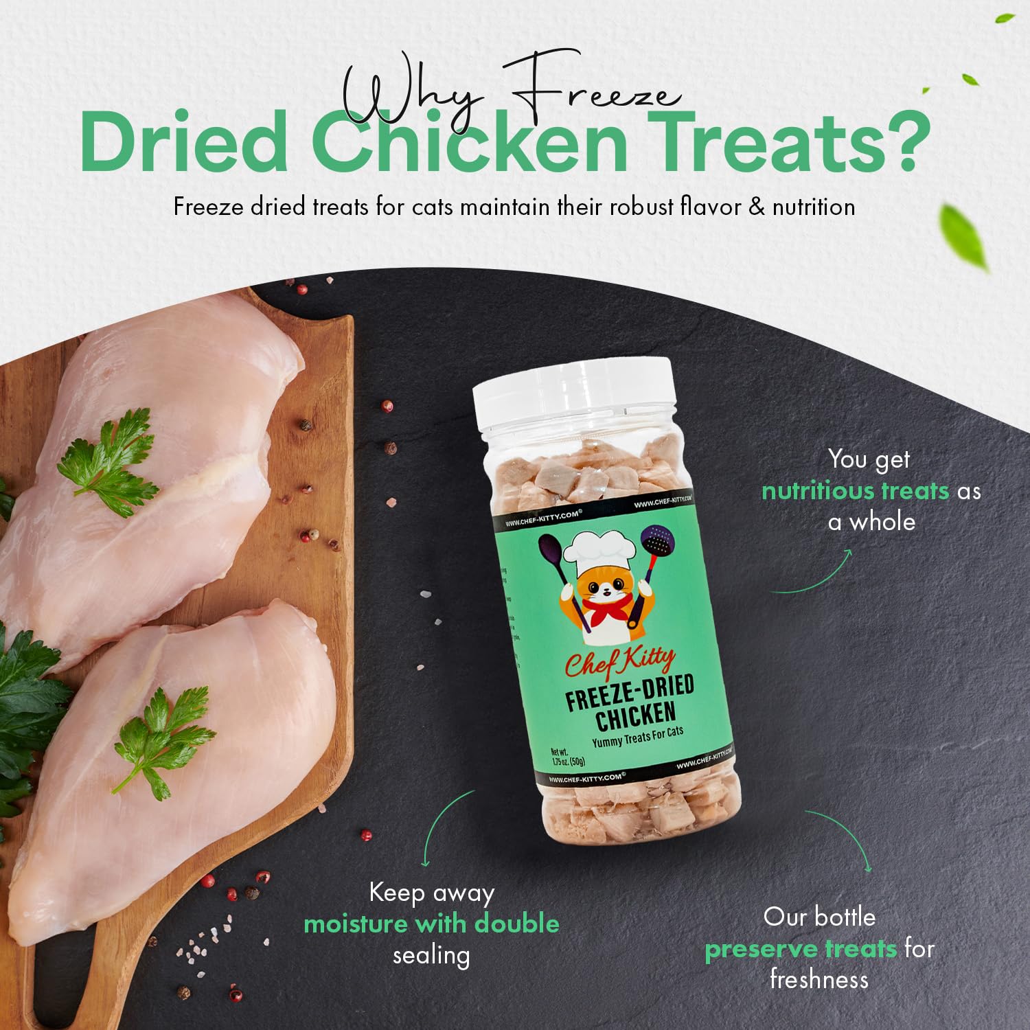 Chef Kitty uso como topping, añade sabor y nutrientes a cada comida