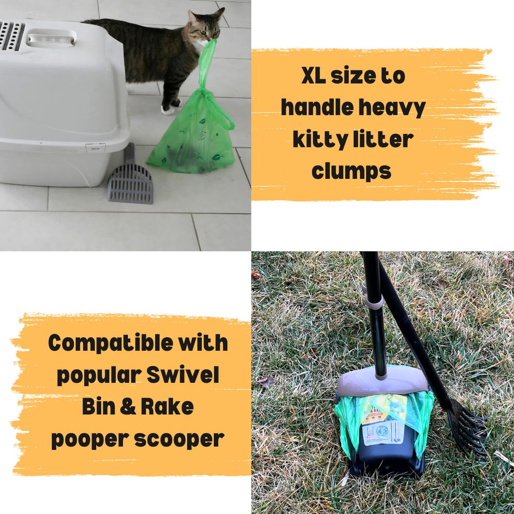 CHEFNENO bolsa compatible con cubo giratorio para caca de mascotas.