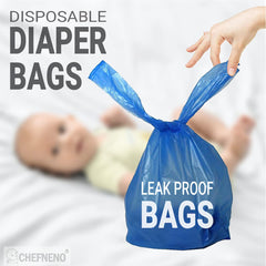 Bolsas CHEFNENO con aroma ligero a talco para neutralizar olores.