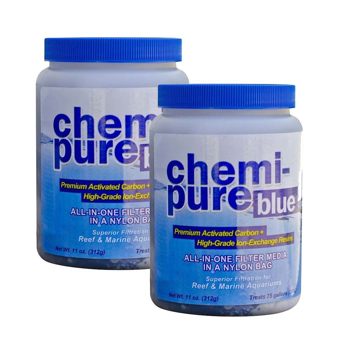 Chemi Pure Blue, medio de filtración en botella, compatible con acuarios.