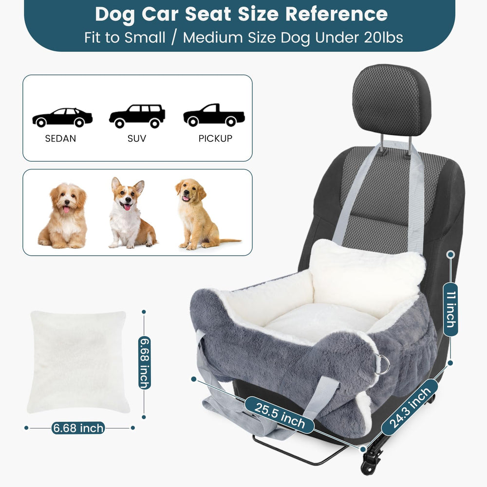 CHENOVE acolchado de espuma de memoria, confort suave para tu mascota durante el viaje.