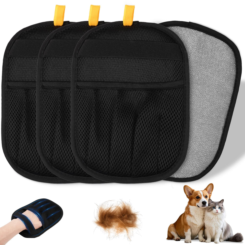 Guante chenxqi quita pelo en detalle con negro diseño ergonómico y agarre cómodo.