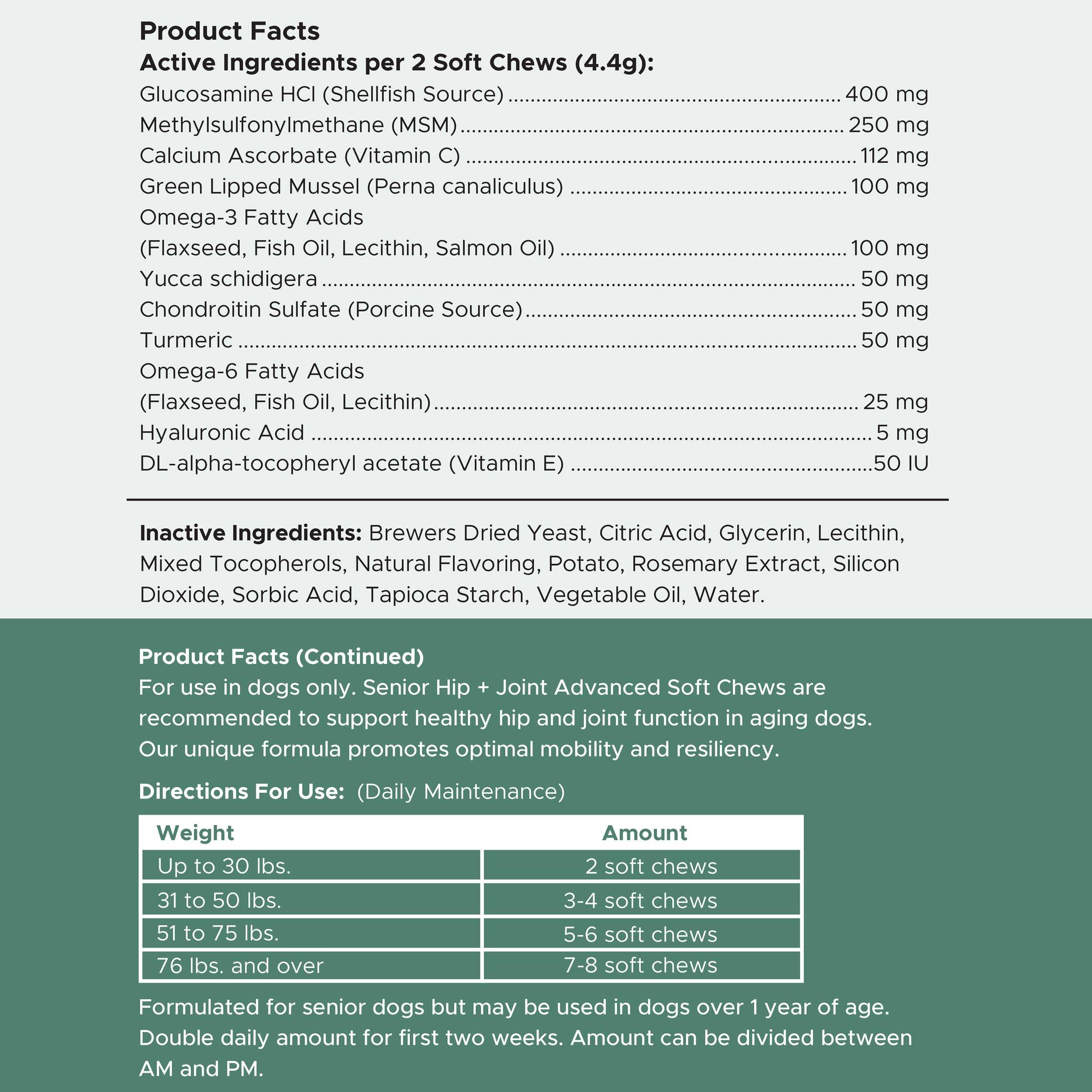 Frasco de Chew + Heal Labs con 60 masticables para todas las tallas