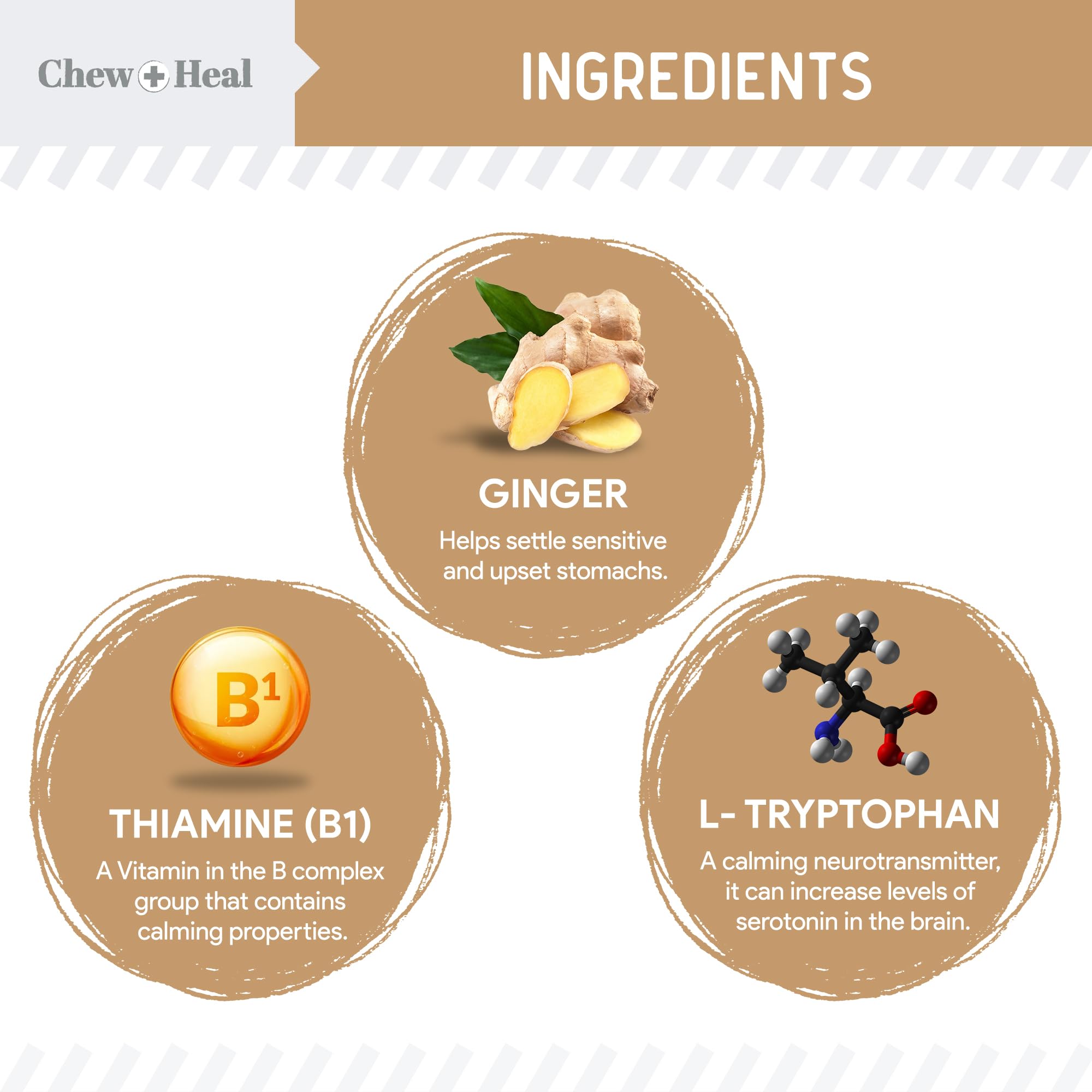 Chew + Heal Labs Calming Chews promueven descanso y sueño más suave.