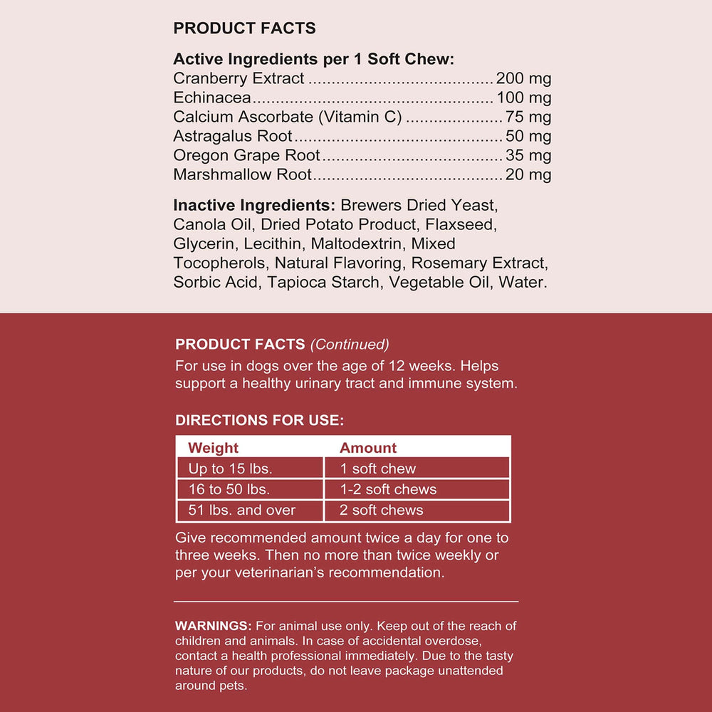Chew + Heal Labs: envase de 120 masticables para dosificación diaria