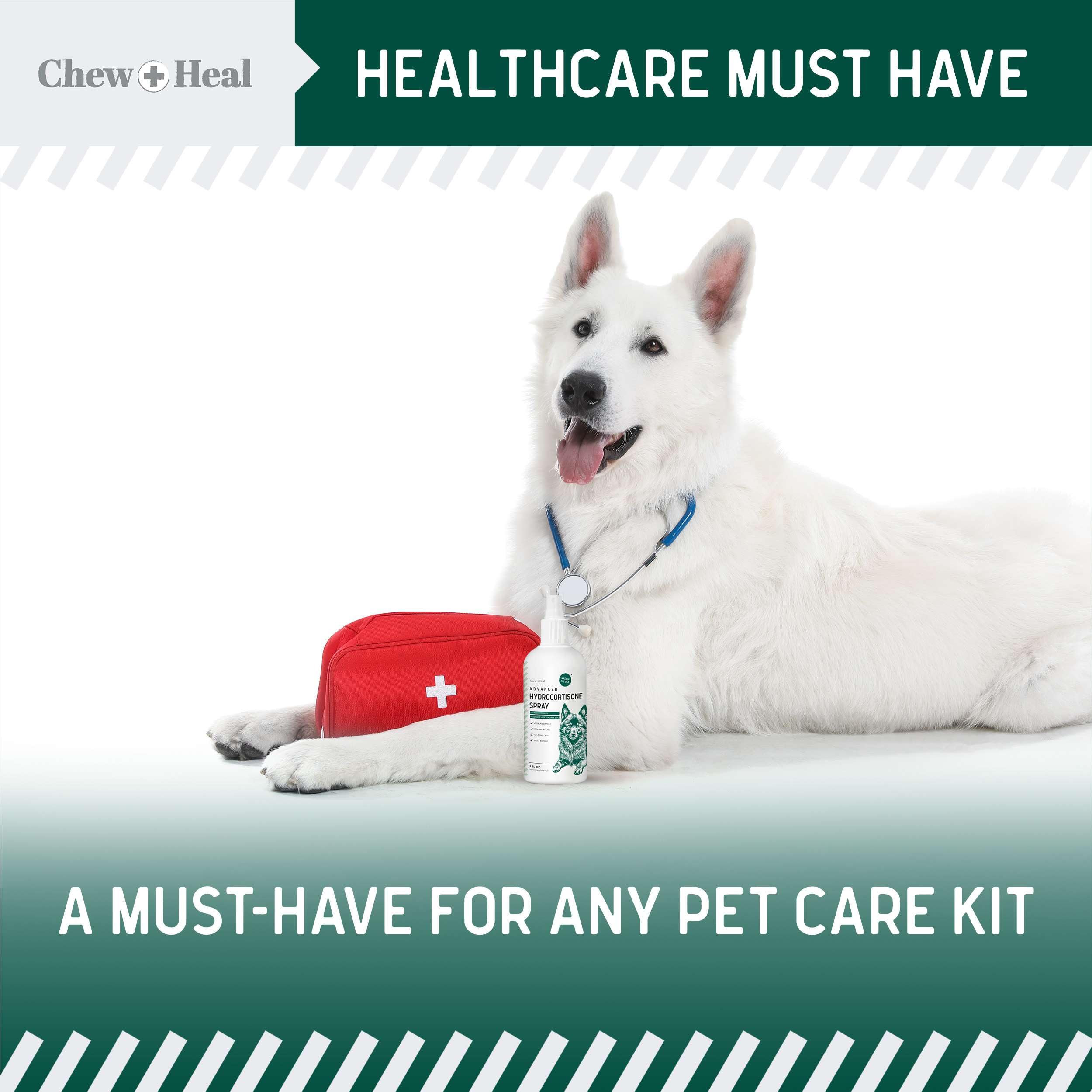 Chew + Heal Labs envase y empaque visibles en la imagen