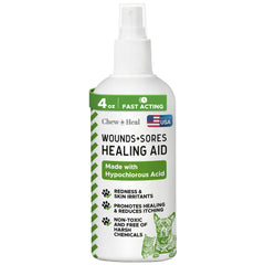Chew + Heal Labs spray para heridas en perros, alivio suave