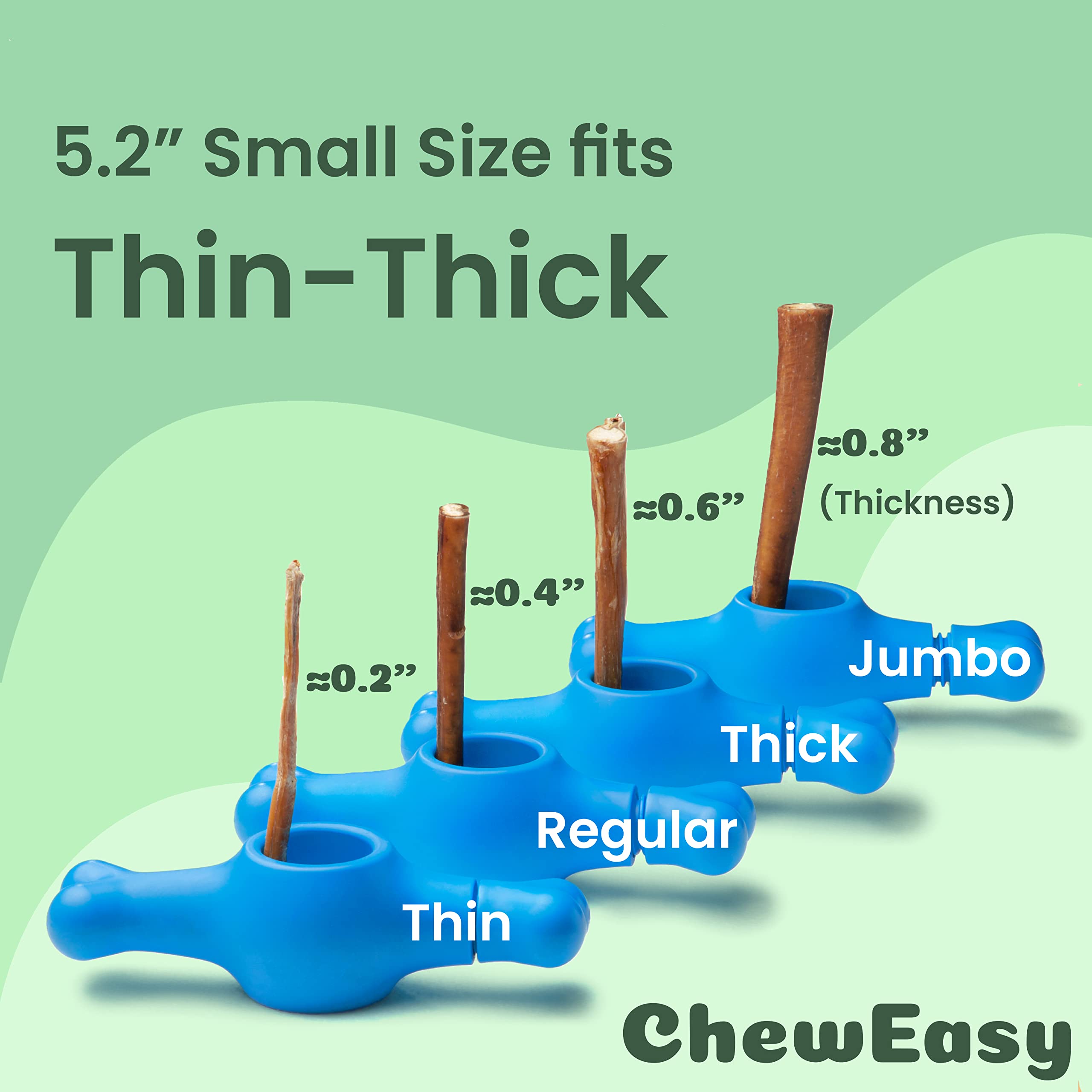 ChewEasy nylon alimentario, material duradero y seguro para mordidas.